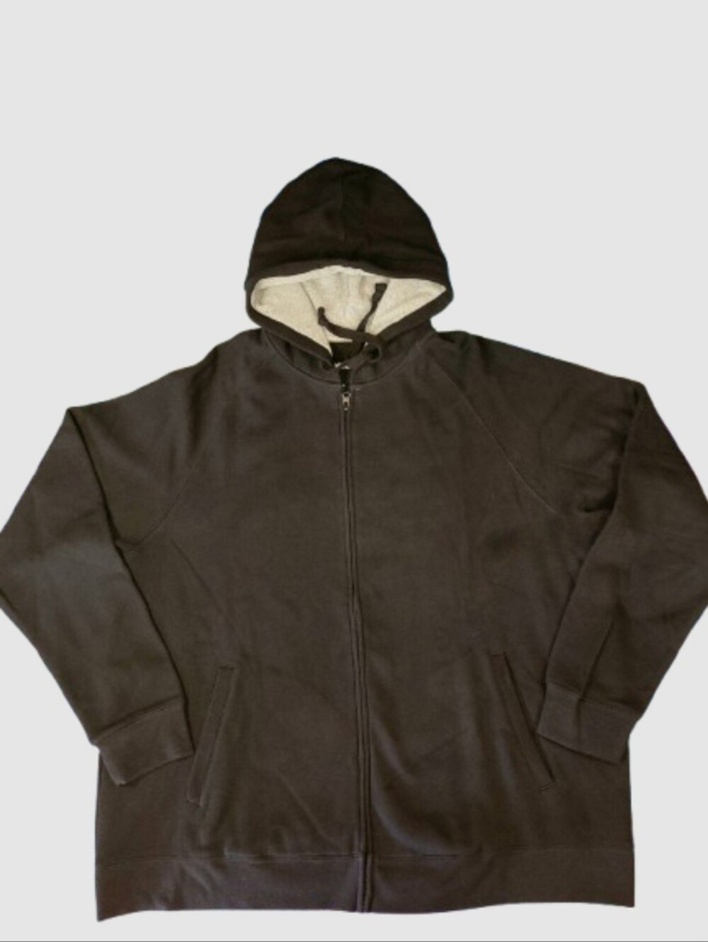 Cheetah Men's Black Full Zip Hoodie Knit Contrast Interior Hood Size XL NWT